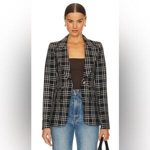 EUC Smythe Hutton Plaid Blazer Size 12